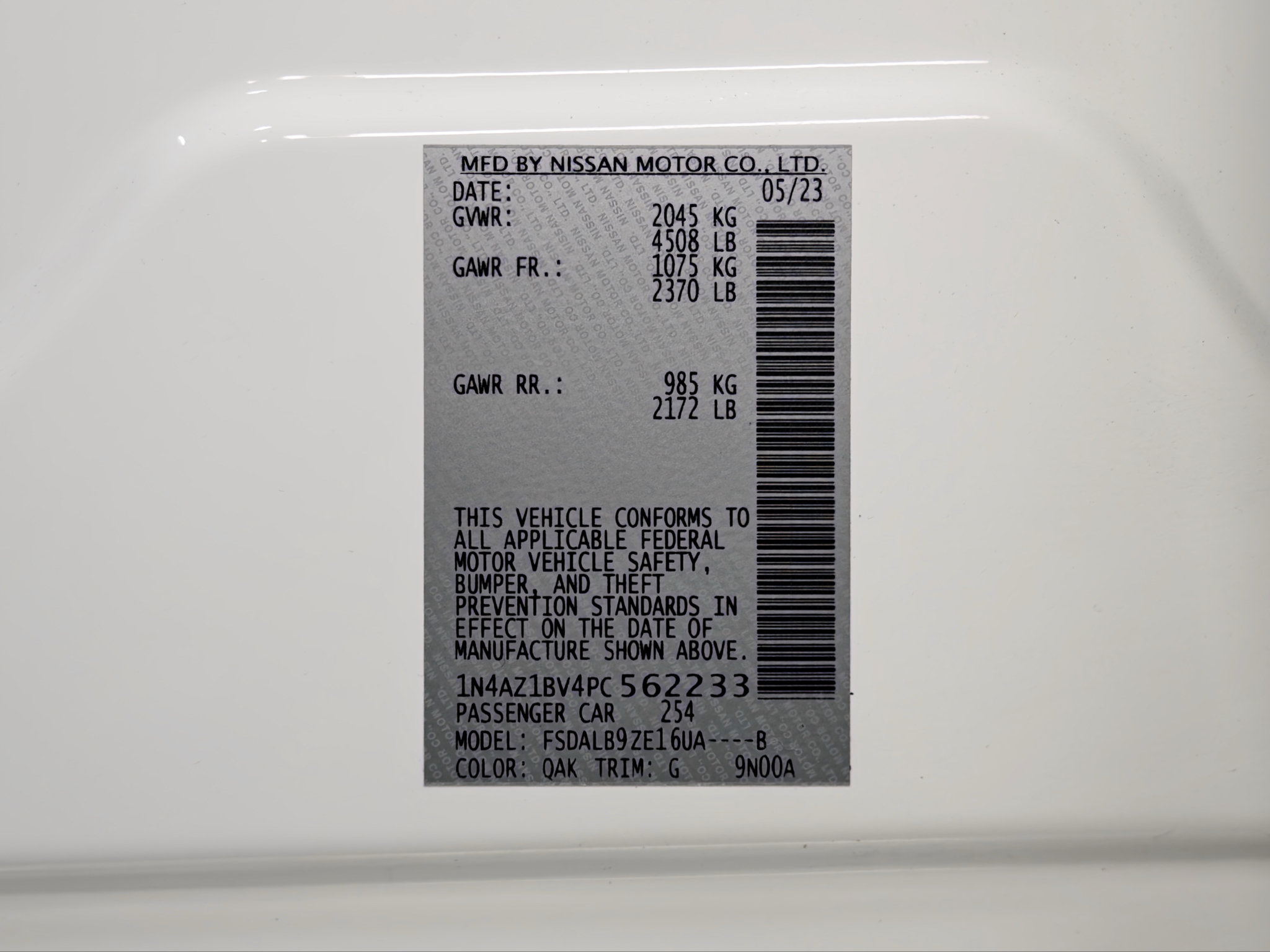 Used 2023 Nissan Leaf S FWD image 24
