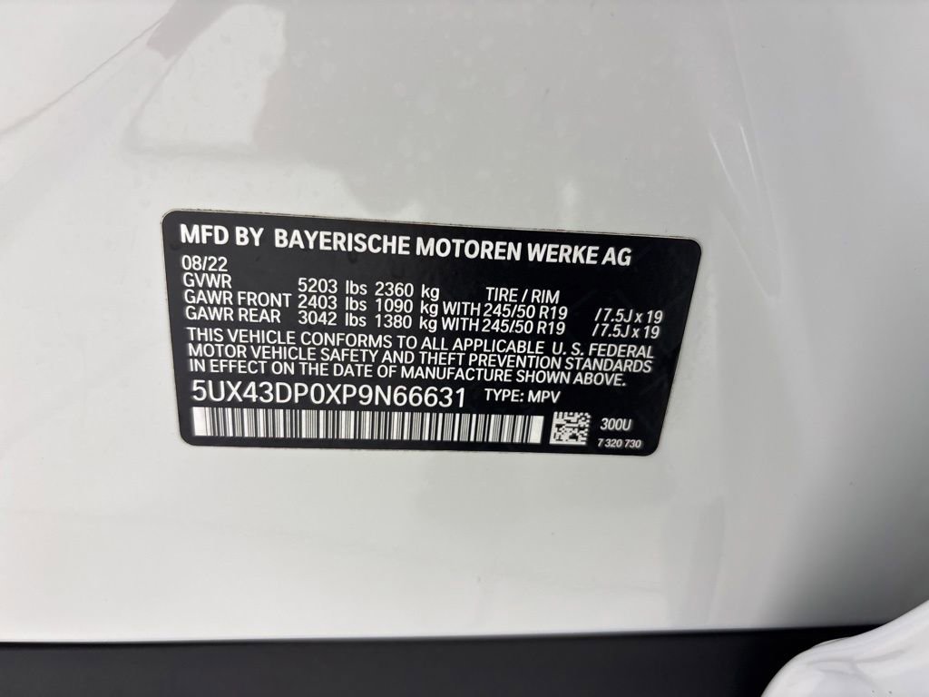 Used 2023 BMW X3 sDrive30i w/ Premium Package RWD image 10