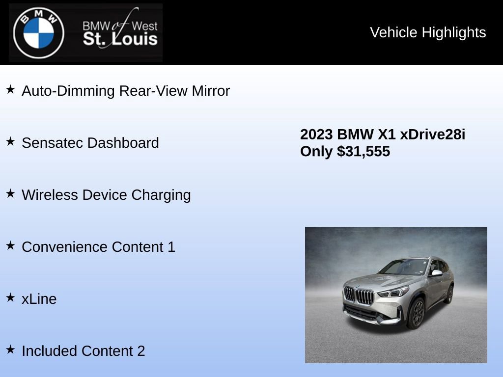 Used 2023 BMW X1 xDrive28i w/ Convenience Package image 24
