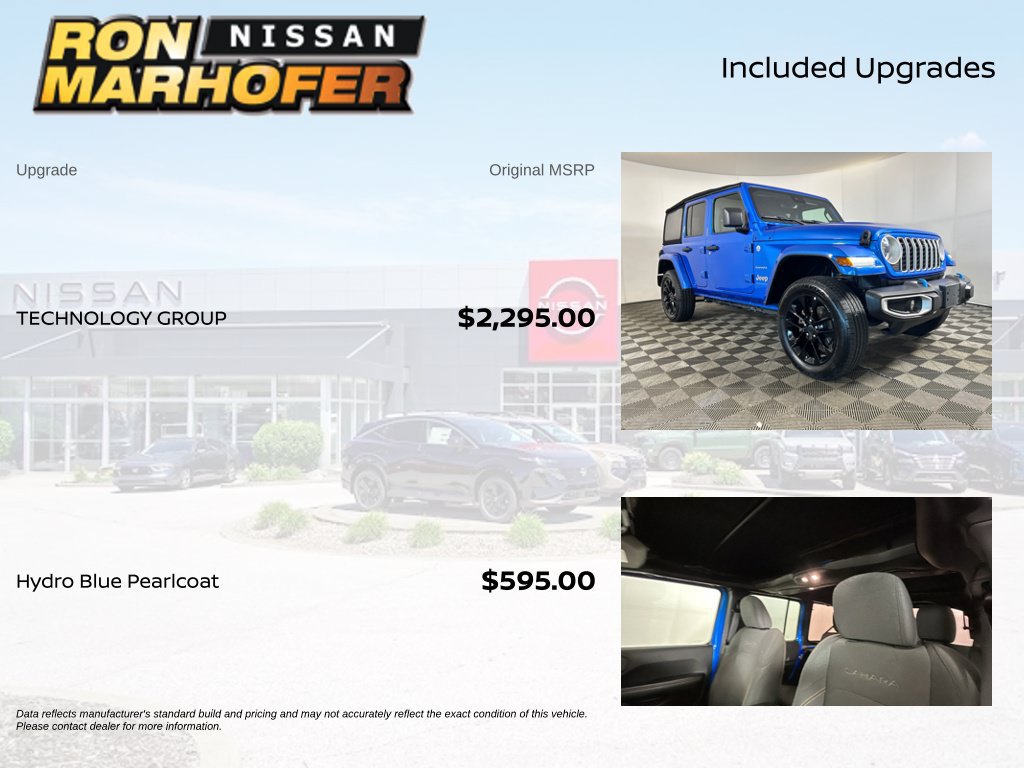 Used 2024 Jeep Wrangler Unlimited Sahara w/ Technology Group AWD/4WD image 6