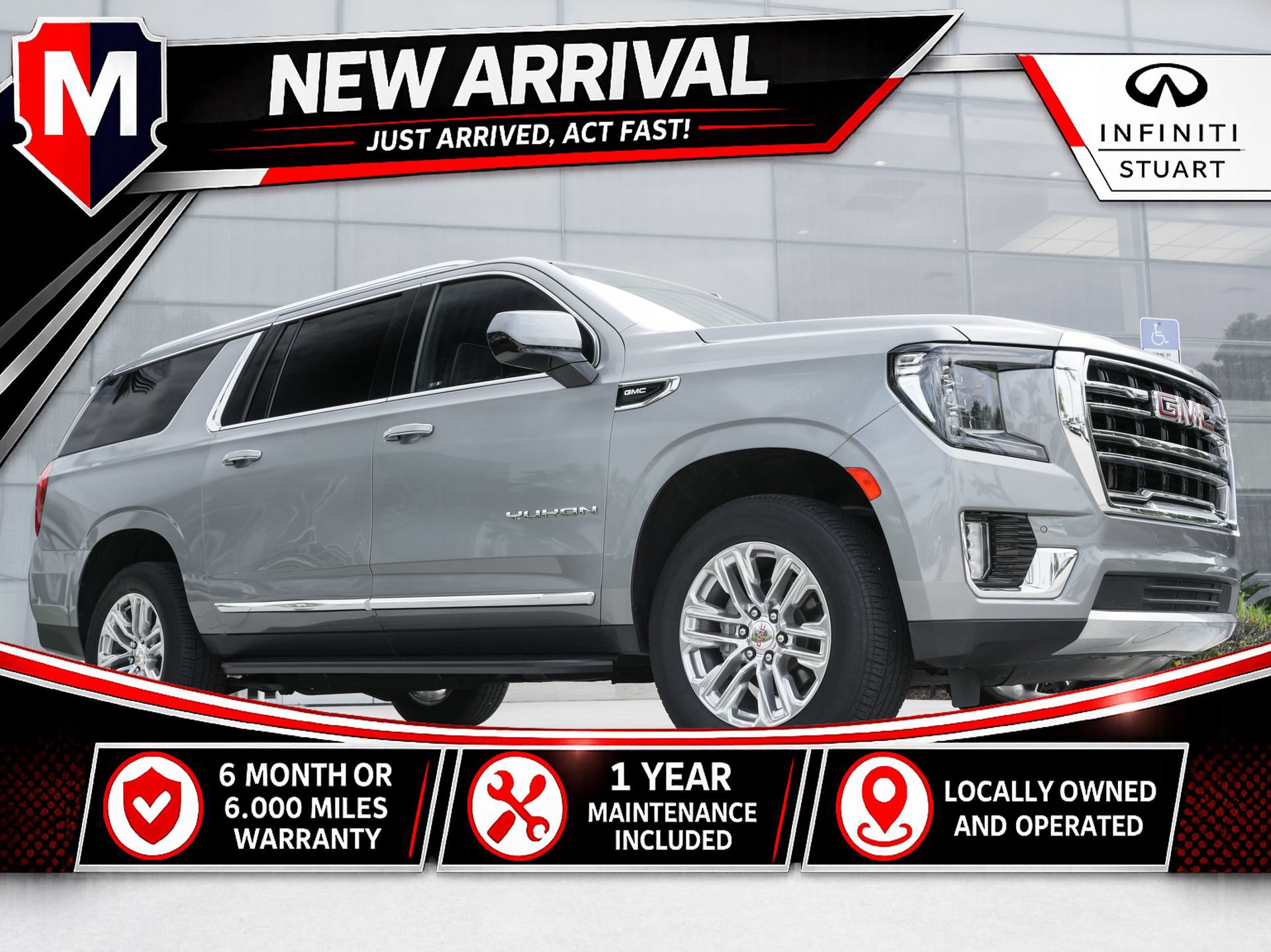 Used 2024 GMC Yukon XL SLT RWD image 1