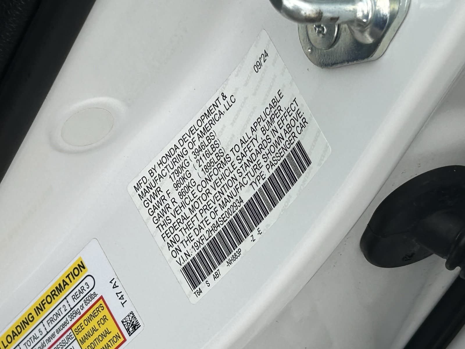 Certified 2025 Honda Civic Sport image 34