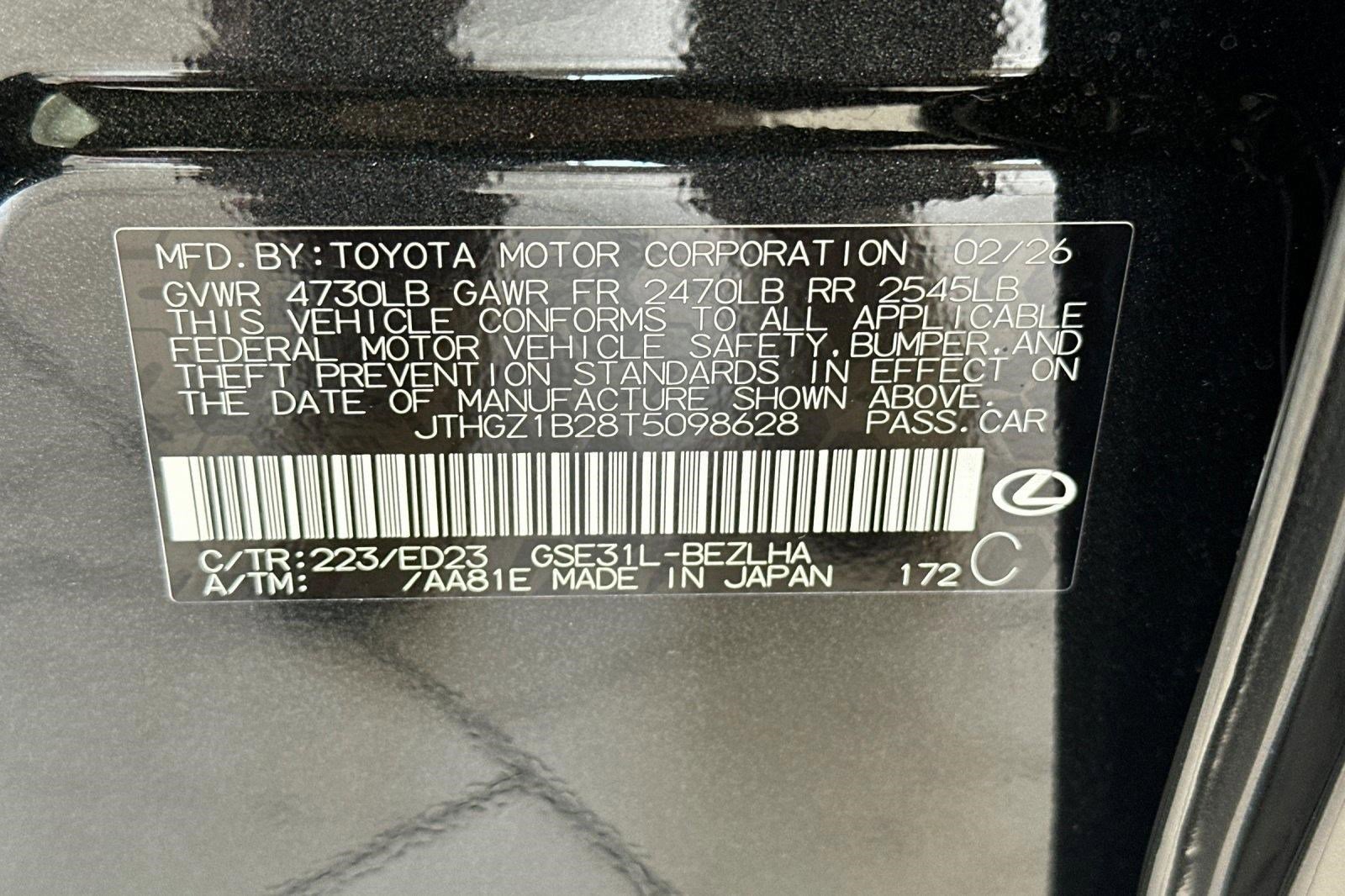 New 2026 Lexus IS 350 F Sport RWD image 20