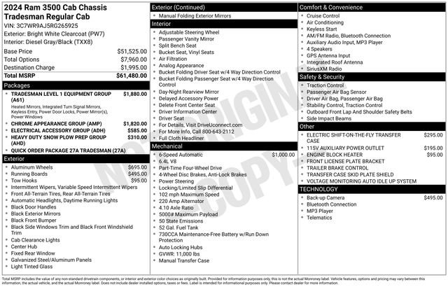 New 2024 RAM 3500 Tradesman image 4