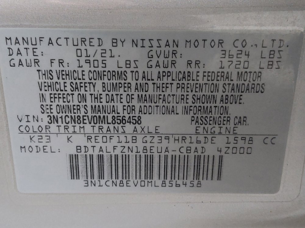 Used 2021 Nissan Versa SV image 33