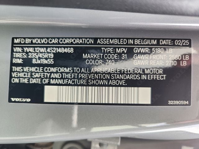 Certified 2025 Volvo V60 B5 Cross Country Ultra AWD/4WD image 25