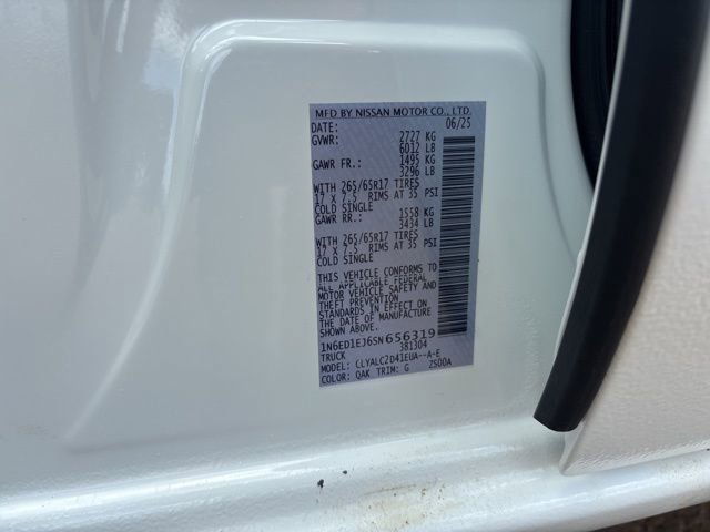 New 2025 Nissan Frontier SV w/ SV Convenience Package image 24