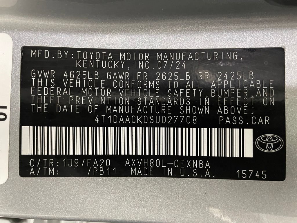 Used 2025 Toyota Camry LE FWD image 46