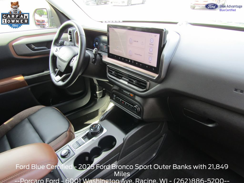 Certified 2025 Ford Bronco Sport Outer Banks w/ Outer Banks Tech Package+ AWD/4WD image 22