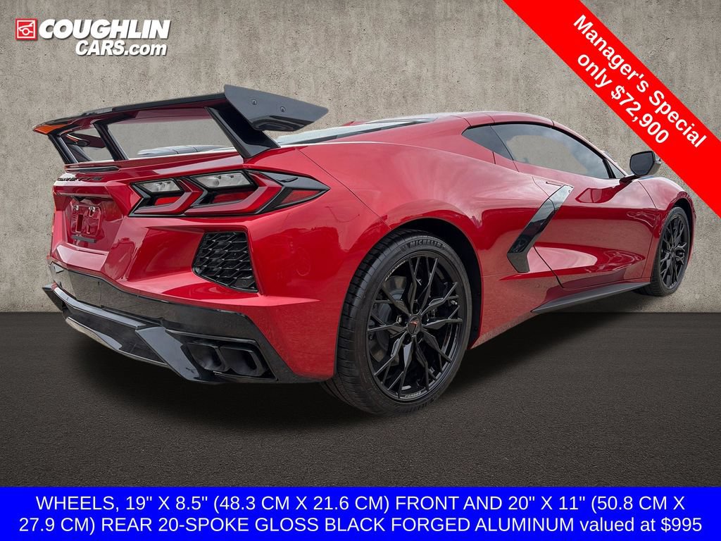 Used 2025 Chevrolet Corvette Stingray Preferred Cpe w/ Stealth Interior Trim Package RWD image 6