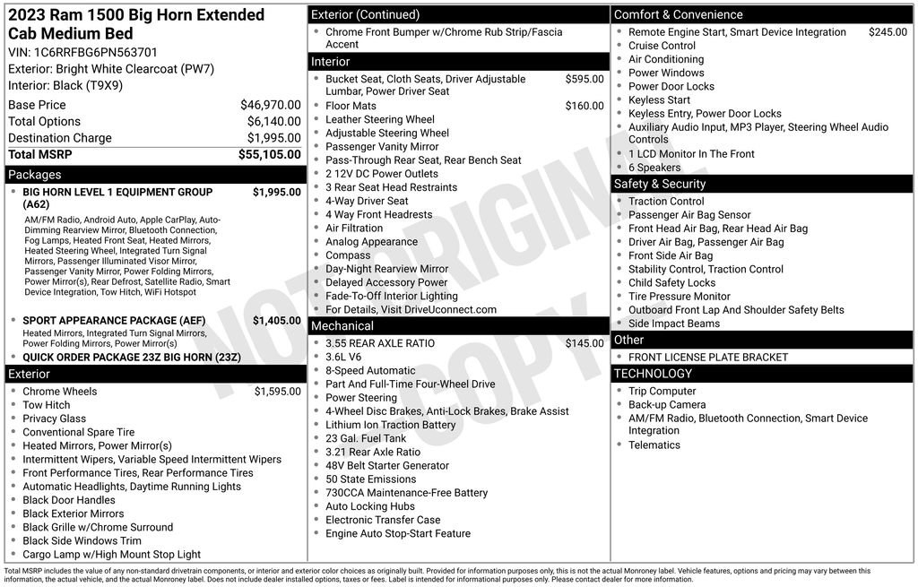 Used 2023 RAM 1500 Big Horn image 6