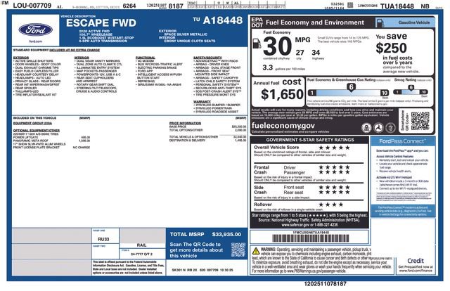 New 2026 Ford Escape Active image 8