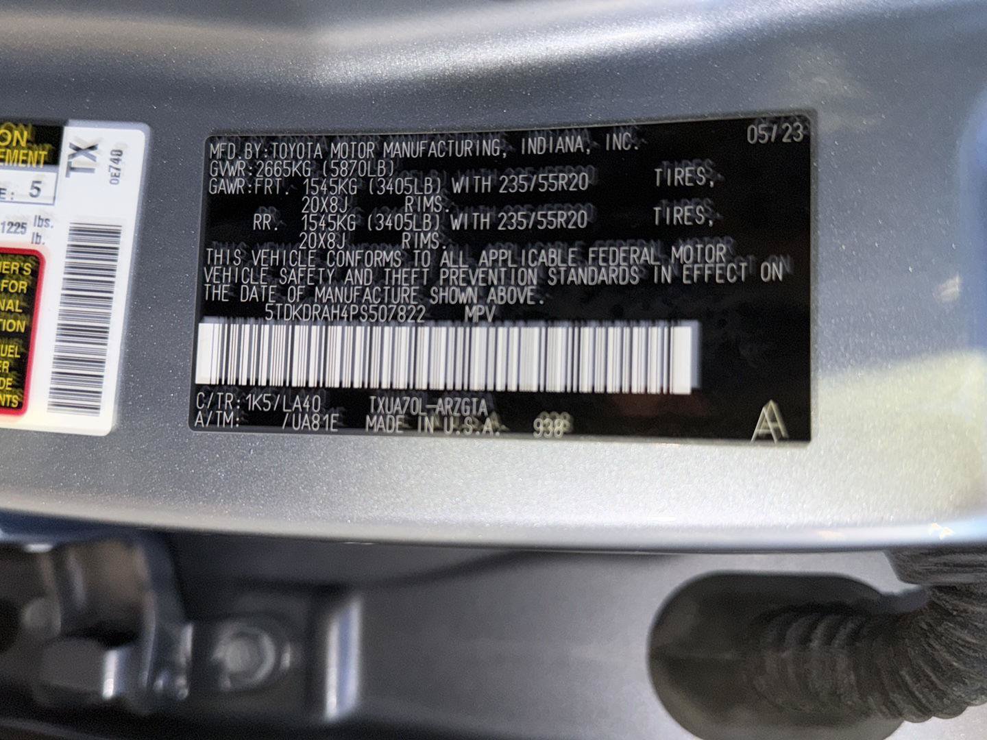 Used 2023 Toyota Highlander Platinum FWD image 44