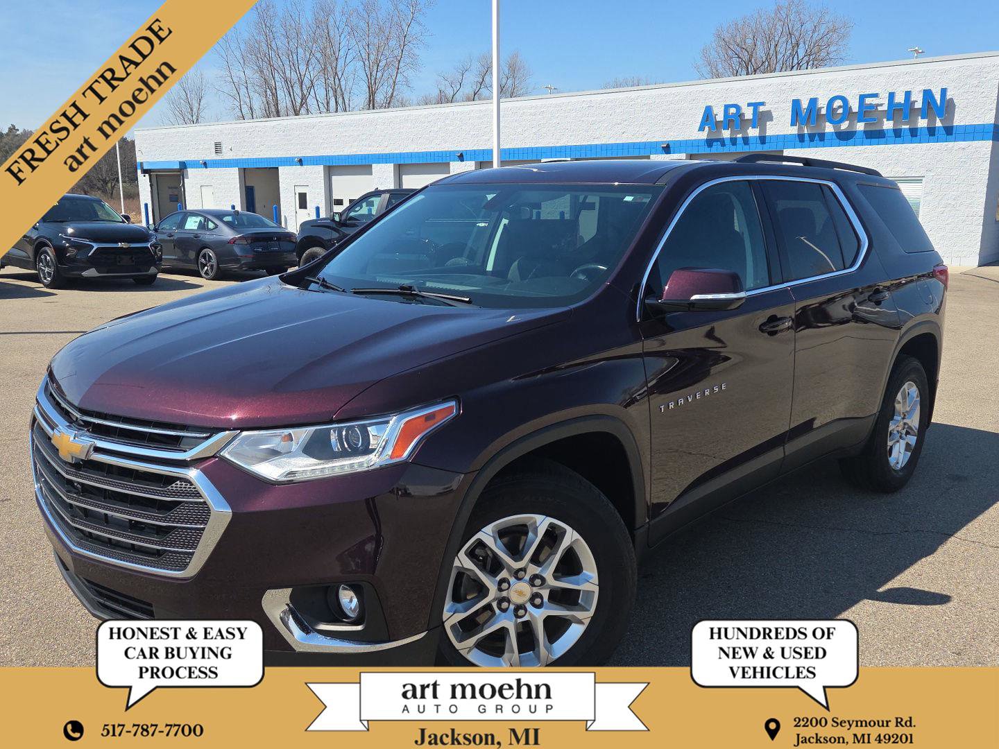 Used 2019 Chevrolet Traverse LT w/ LPO, Floor Liner Package