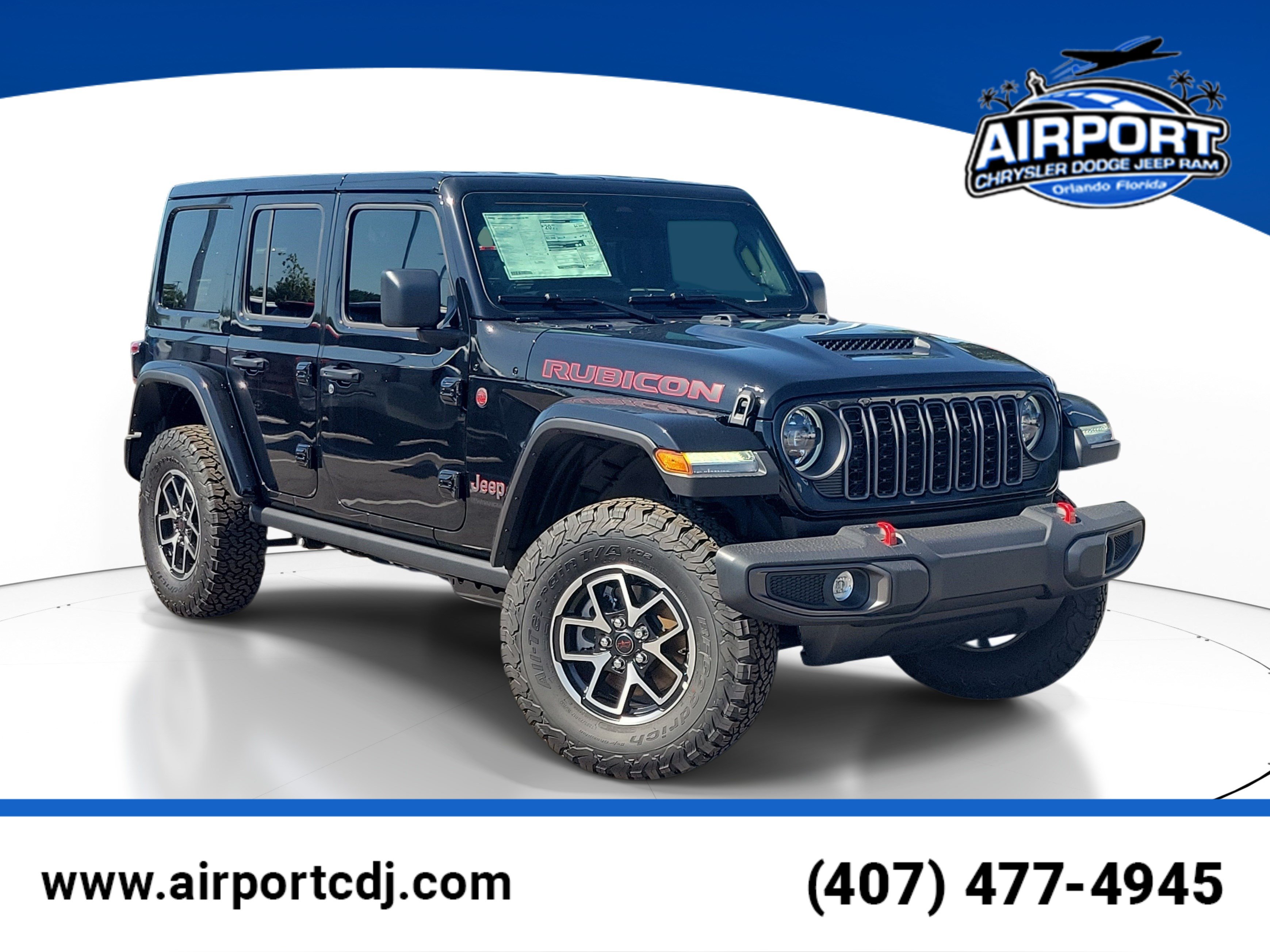 New 2026 Jeep Wrangler Unlimited Rubicon w/ Safety Group