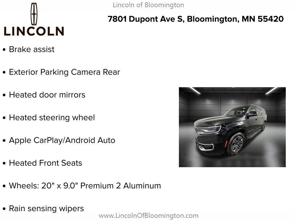 Used 2024 Jeep Wagoneer L Series II w/ Flexible Seating Group image 9