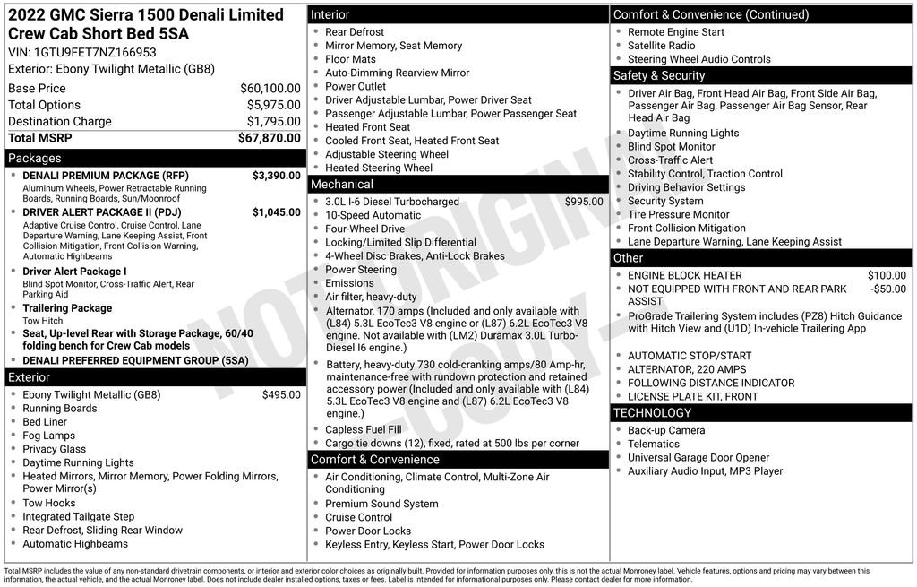 Used 2022 GMC Sierra 1500 Denali w/ Denali Premium Package image 5