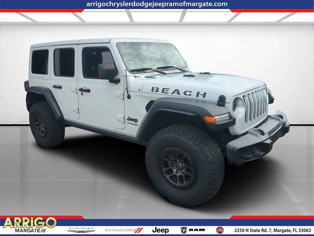 Used 2022 Jeep Wrangler Unlimited Sport w/ Xtreme Recon 35" Tire Package image 1