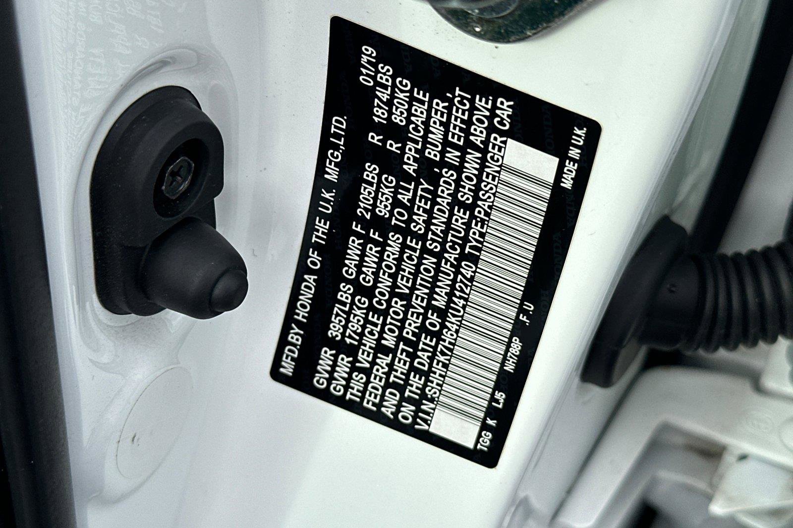 Certified 2019 Honda Civic EX image 27