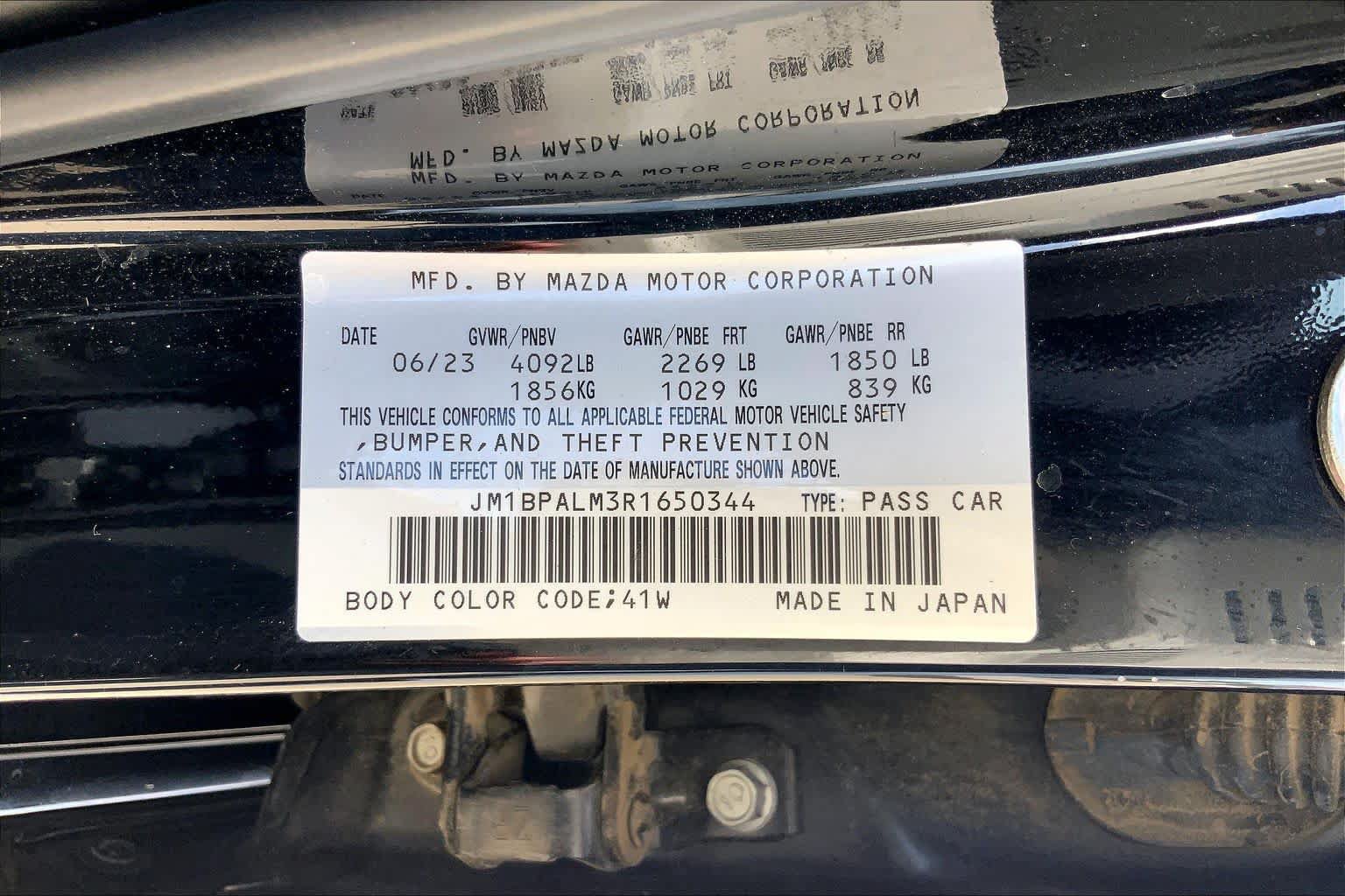 Certified 2024 MAZDA MAZDA3 s FWD image 34