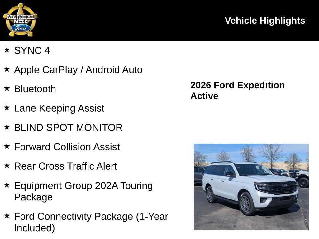 New 2026 Ford Expedition Active image 2