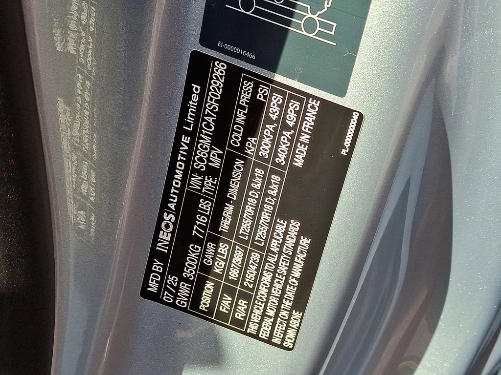 New 2025 INEOS Grenadier Fieldmaster Edition image 12