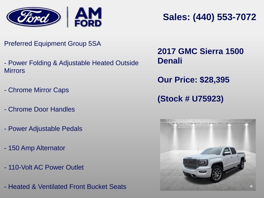 Used 2017 GMC Sierra 1500 Denali AWD/4WD image 18