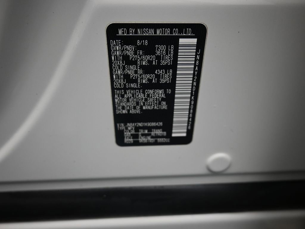 Used 2019 Nissan Armada Platinum image 19