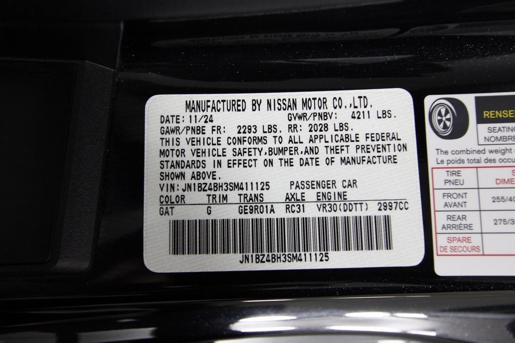 Used 2025 Nissan Z Performance w/ Floor Mat Package image 38