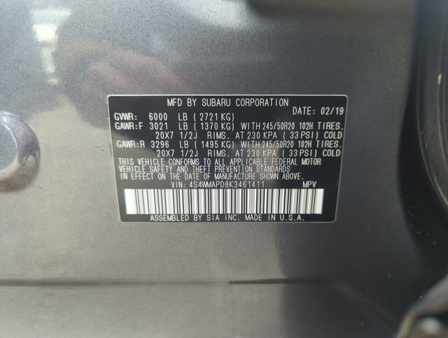 Used 2019 Subaru Ascent Limited image 36