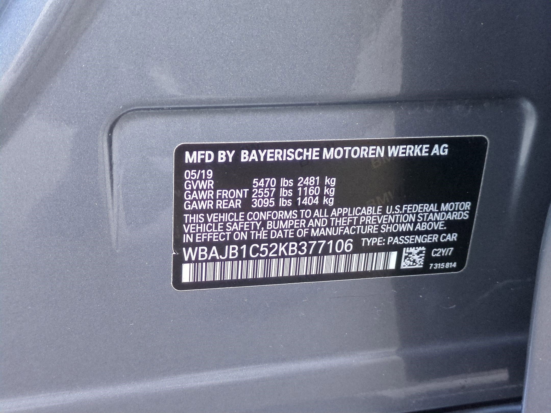Used 2019 BMW 530e xDrive w/ M Sport Package image 35
