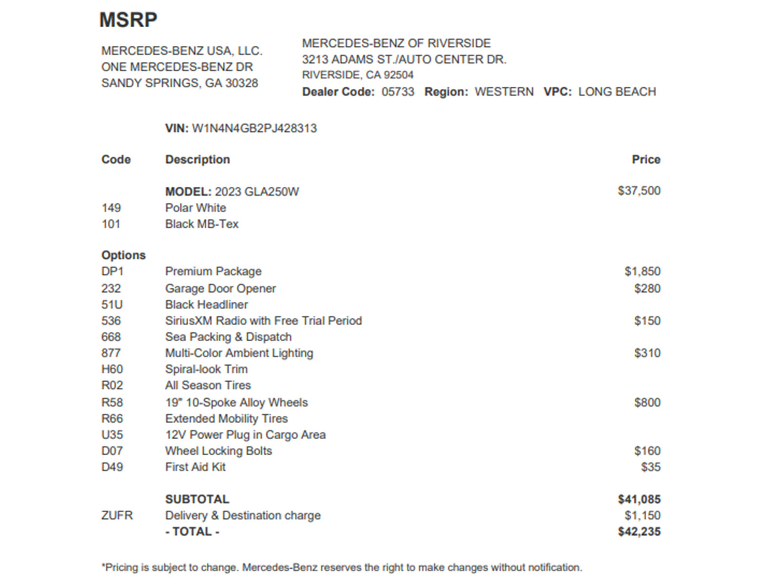 Certified 2023 Mercedes-Benz GLA 250 w/ Premium Package image 26
