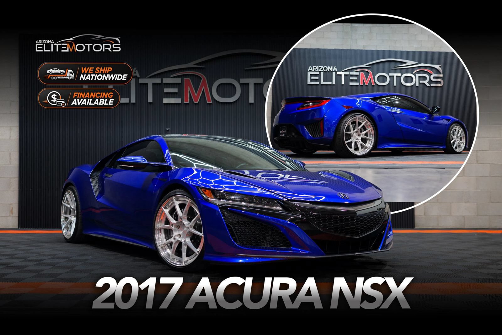 Used 2017 Acura NSX AWD/4WD image 1