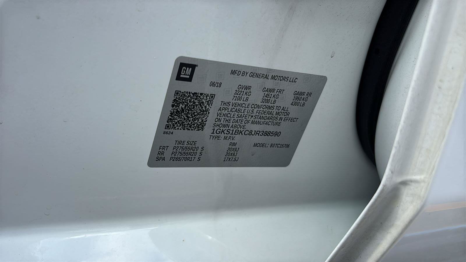 Certified 2018 GMC Yukon SLT w/ Open Road Package RWD image 14
