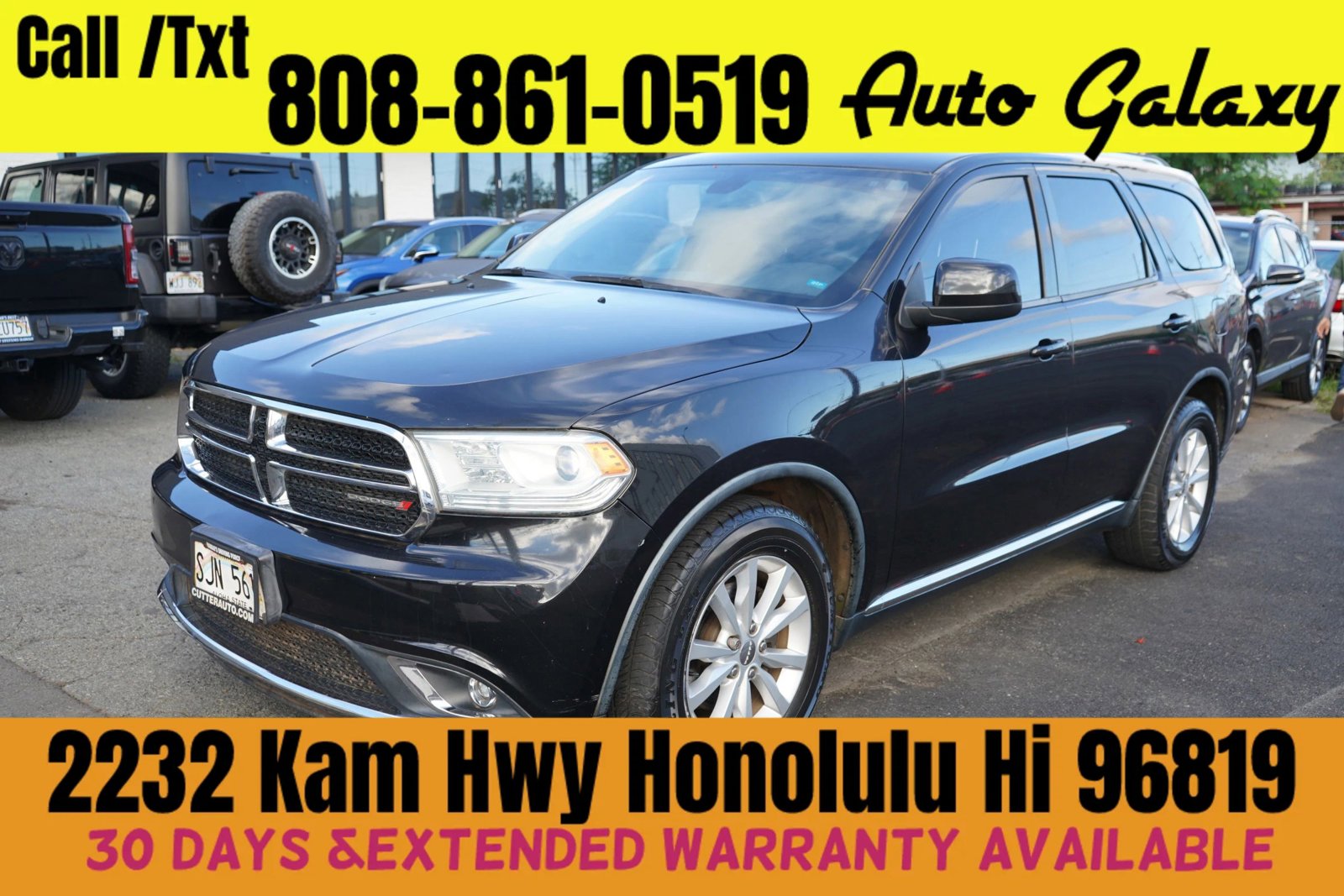 Used 2014 Dodge Durango SXT w/ Quick Order Package 23B