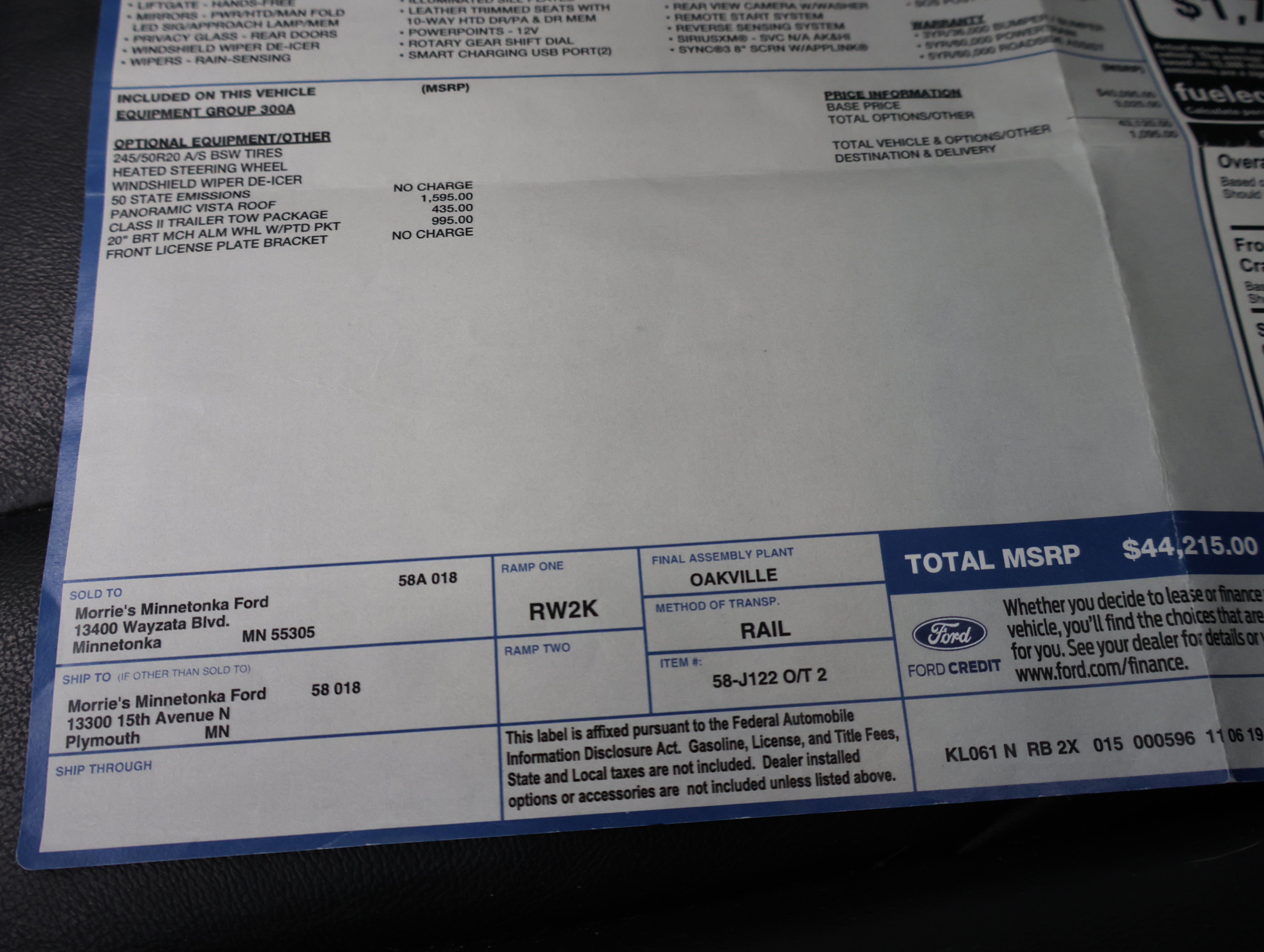 Used 2020 Ford Edge Titanium w/ Class II Trailer Tow Package AWD/4WD image 61