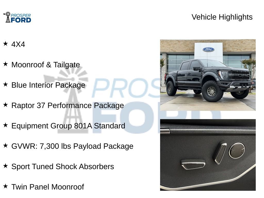Used 2023 Ford F150 Raptor w/ Raptor 37 Performance Package AWD/4WD image 5