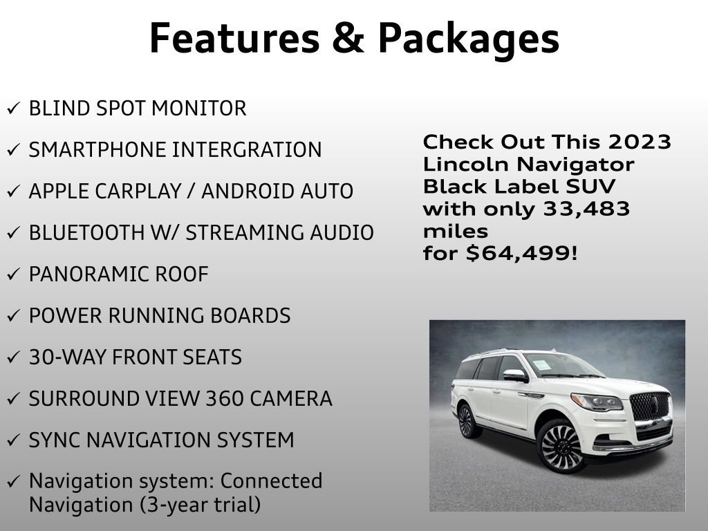 Used 2023 Lincoln Navigator Black Label image 8