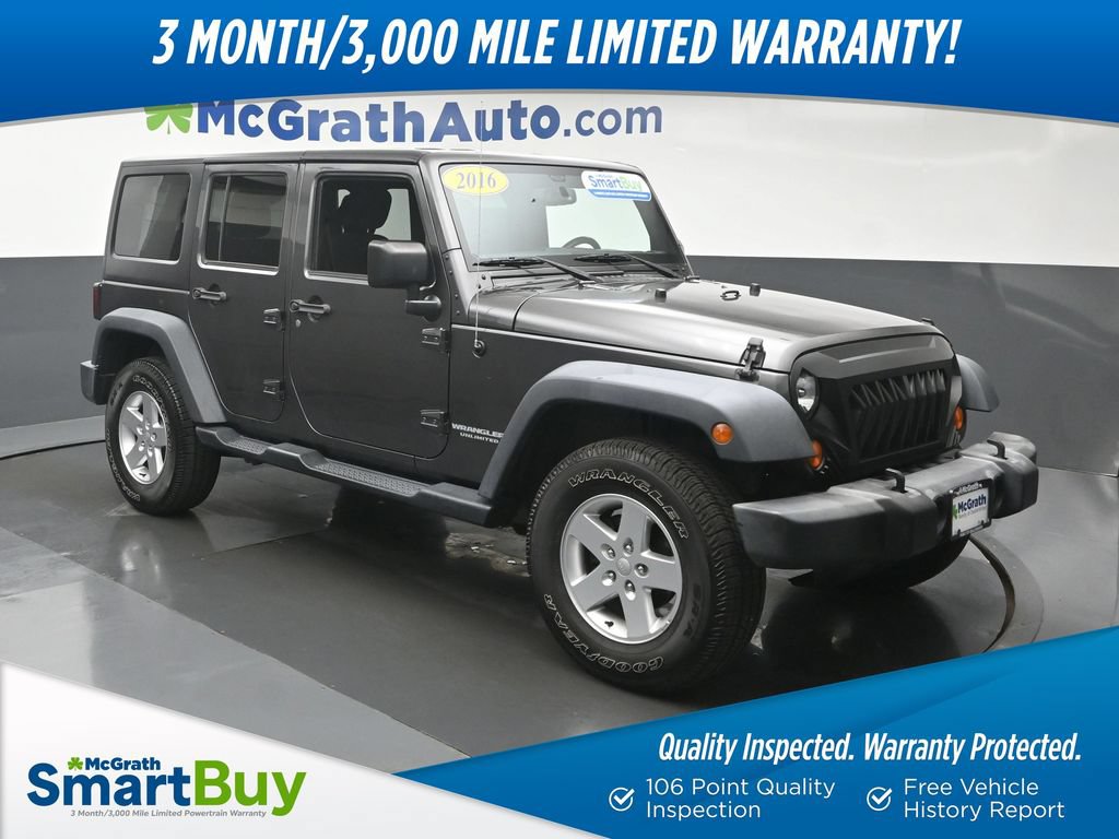 Used 2016 Jeep Wrangler Unlimited Sport w/ Quick Order Package 24S