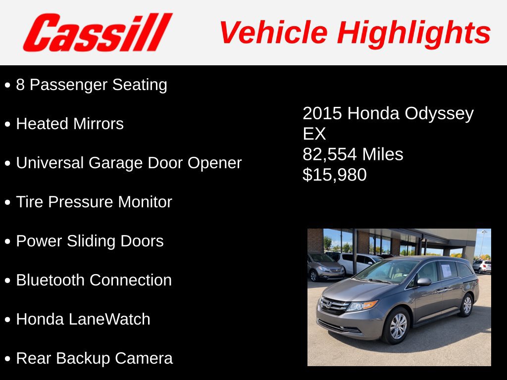 Used 2015 Honda Odyssey EX image 3