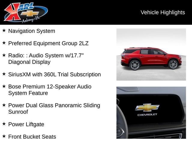 New 2026 Chevrolet Traverse High Country AWD/4WD image 3