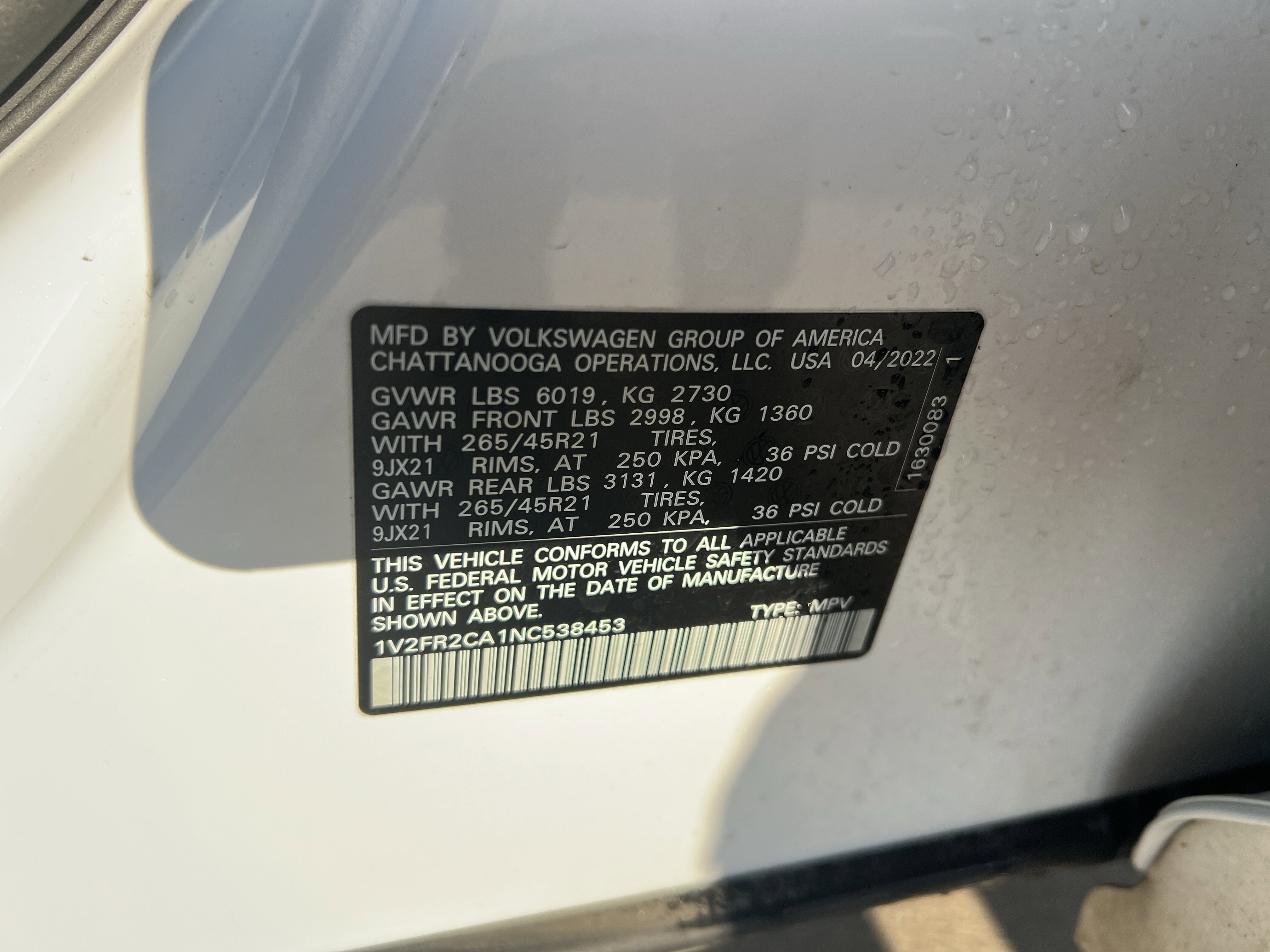 Used 2022 Volkswagen Atlas SEL Premium AWD/4WD image 32