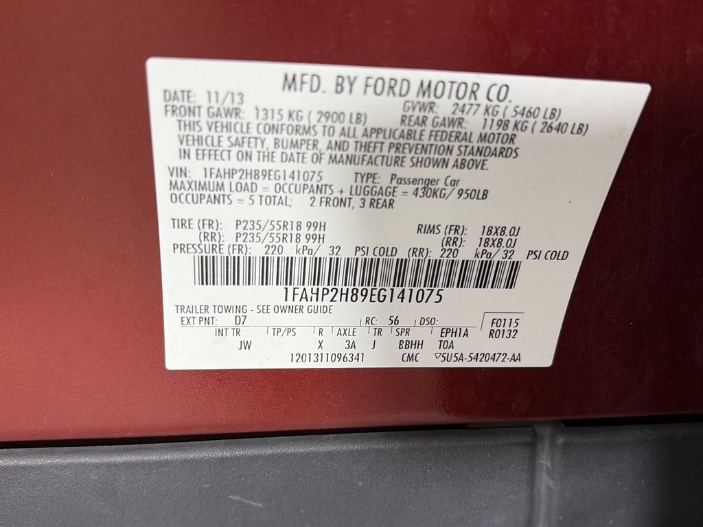 Used 2014 Ford Taurus SEL w/ Equipment Group 201A AWD/4WD image 9