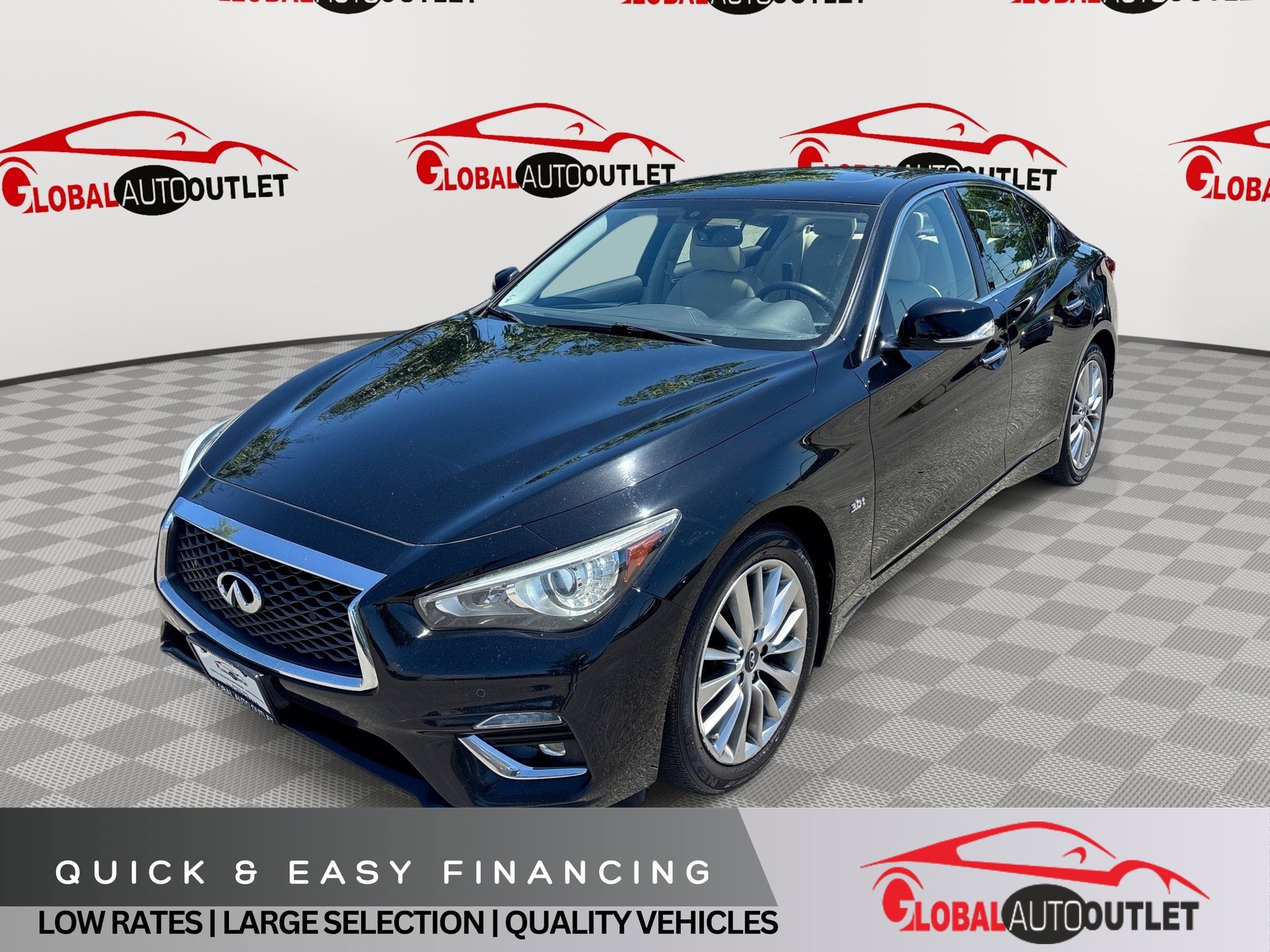 Used 2019 INFINITI Q50 Luxe w/ Essential Package (3.0T Luxe) AWD/4WD image 1