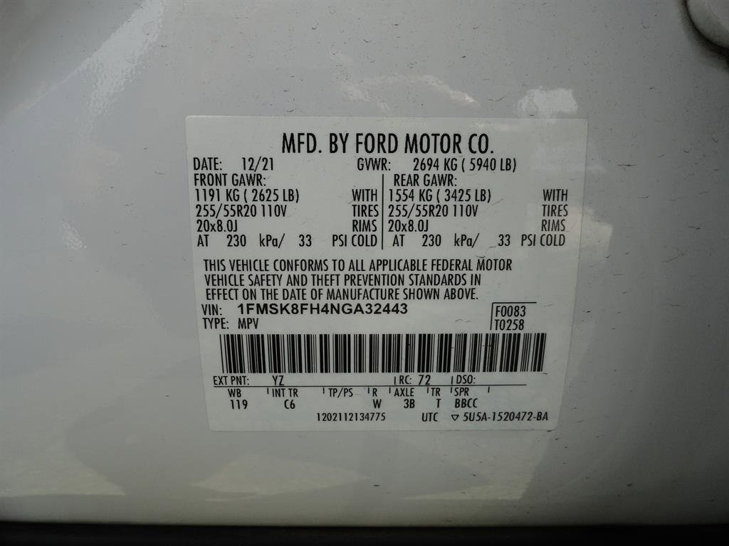 Used 2022 Ford Explorer Limited w/ Equipment Group 301A image 27