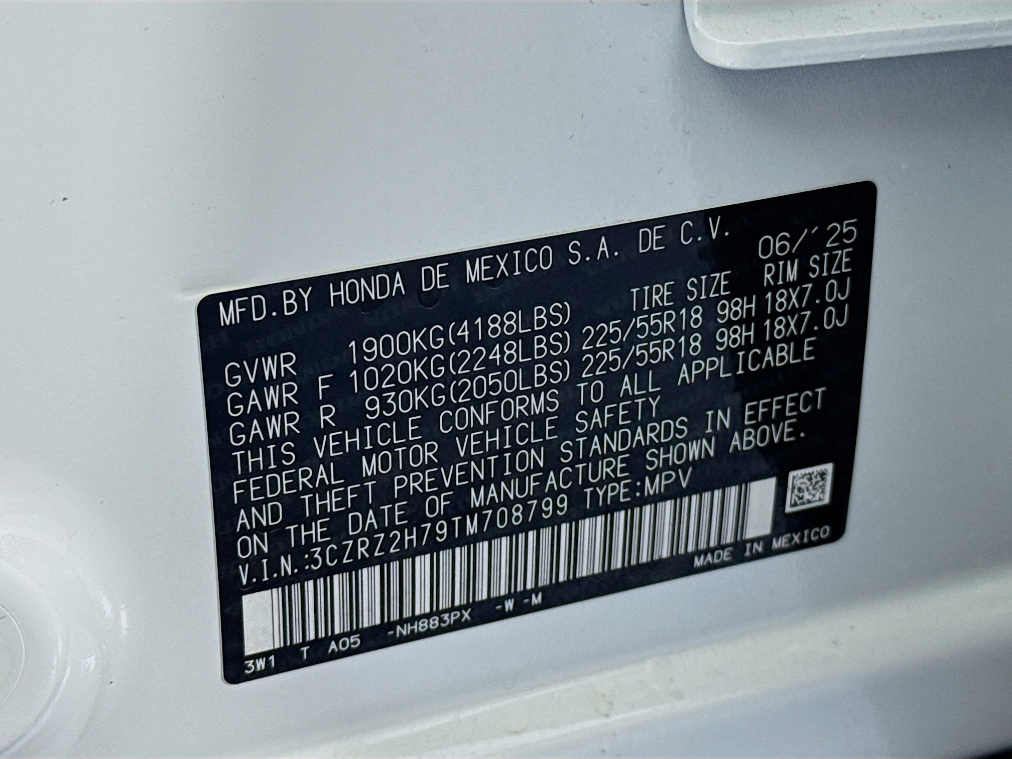 New 2026 Honda HR-V EX-L image 31