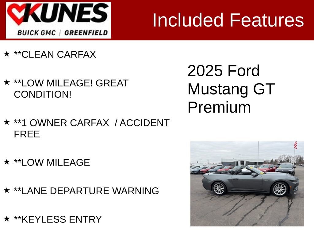 Used 2025 Ford Mustang GT Premium image 3