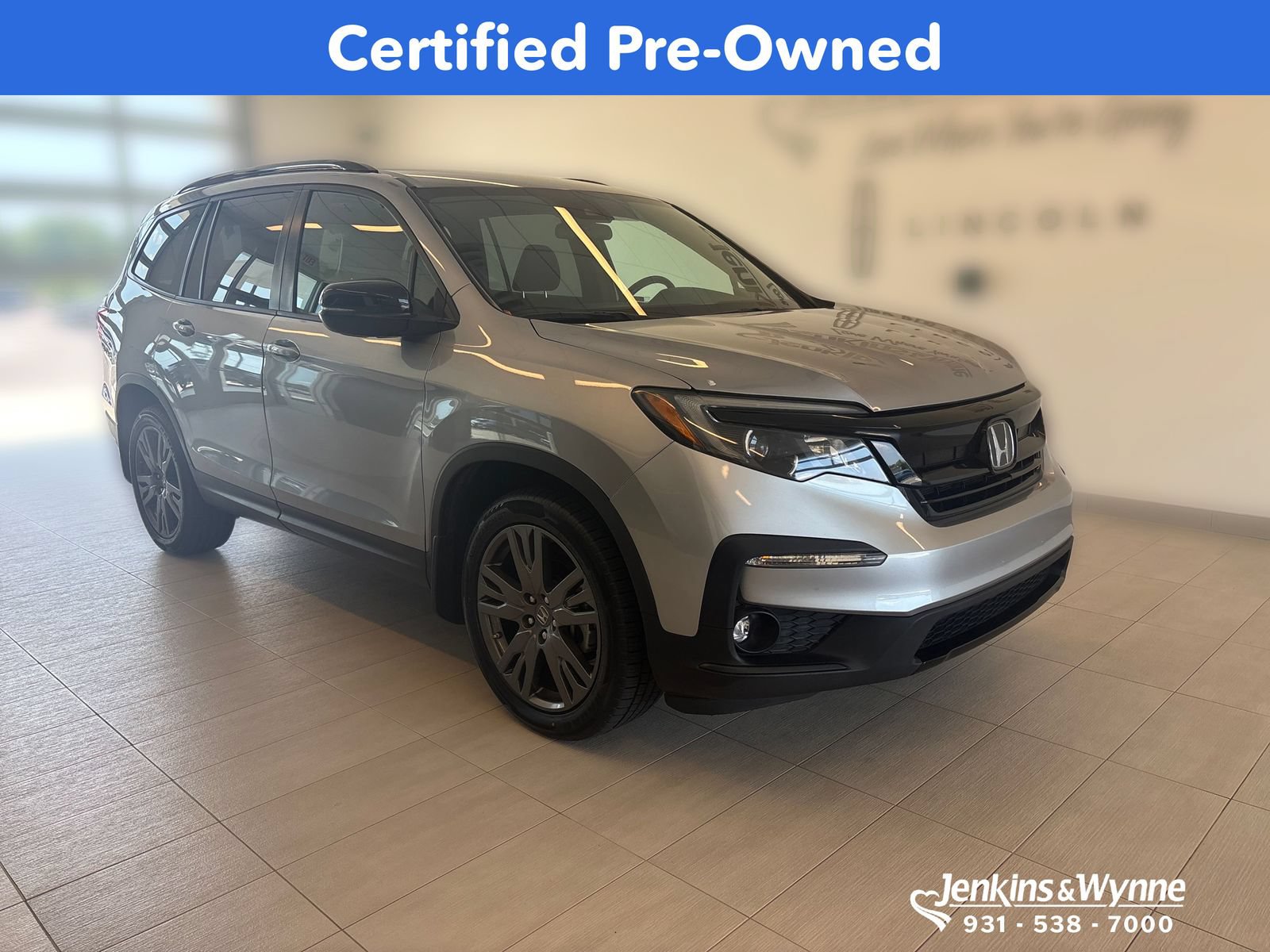 Certified 2022 Honda Pilot Sport