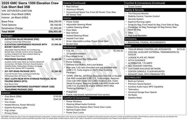 Used 2020 GMC Sierra 1500 Elevation w/ Elevation Value Package image 7