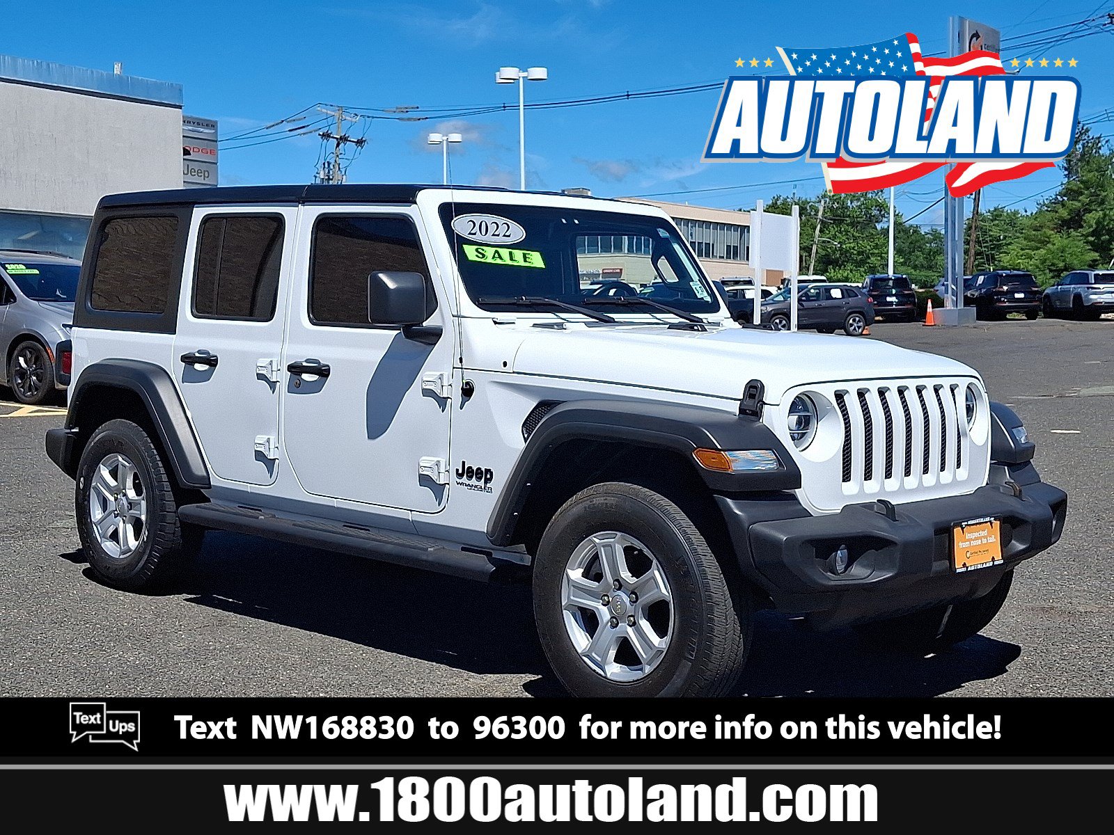 Used 2022 Jeep Wrangler Unlimited Sport AWD/4WD image 1